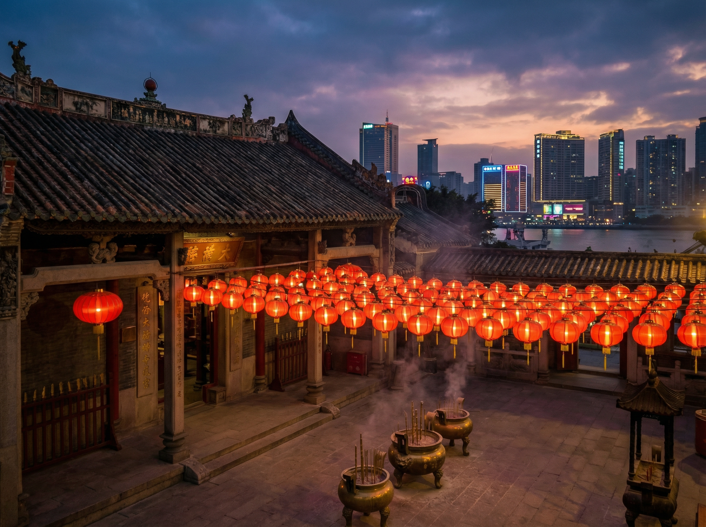 澳门美高梅 - 澳门妈阁庙黄昏